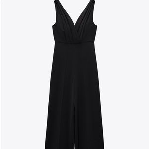 ZARA PLEATED WIDE LEG JUMPSUIT
BLACK